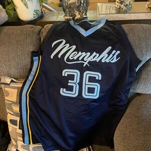 Marcus Smart Signed Memphis Basketball Jersey (Beckett)
